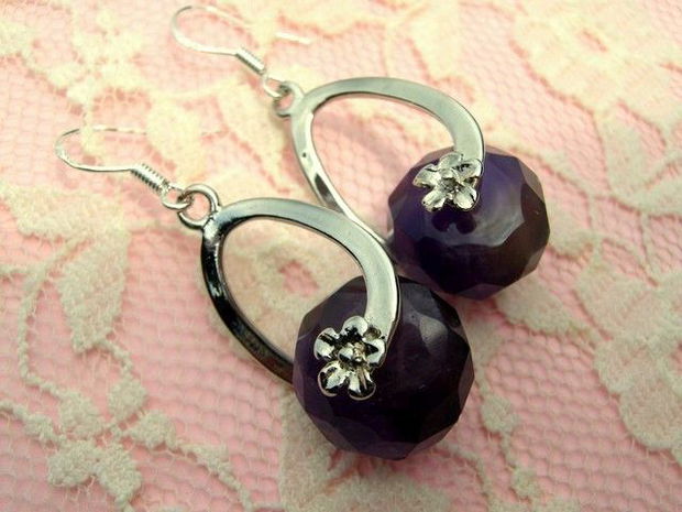 925 sterling silver &#039;&#039;AMETHYST TWIST&#039;&#039;