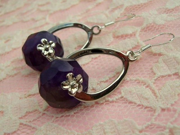 925 sterling silver &#039;&#039;AMETHYST TWIST&#039;&#039;