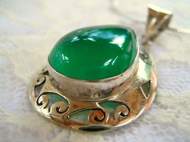 925 sterling silver &#039;&#039;GREEN MIX&#039;&#039;