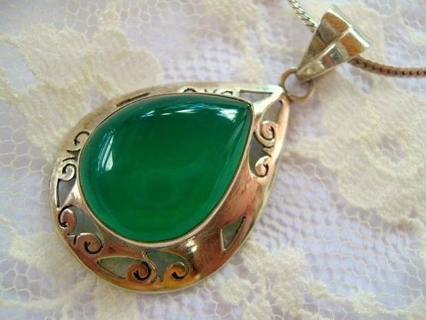 925 sterling silver &#039;&#039;GREEN MIX&#039;&#039;