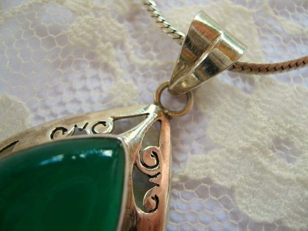 925 sterling silver &#039;&#039;GREEN MIX&#039;&#039;