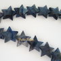 Stelute din sidef fatetate pe ambele fete dimens 15 mm, culoare albastru inchis