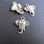 PANDANTIV - CHARM - ELEFANT - 16 X 22 MM