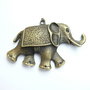 1021 - Pandantiv bronz elefantel 44x62 mm