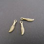 PANDANTIV BRONZ - FRUNZA - 3 X 16 MM