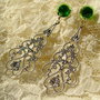 925 STERLING SILVER '' fern green''