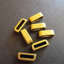 DISTANTIER BRONZ PENTRU SNUR SI ESARFE - 5 X 13,5 X 5 MM