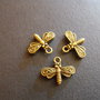 PANDANTIV LIBELULA BRONZ - 15 X 18,5 MM