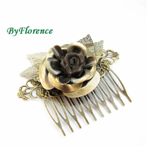 Ancient rose - agrafa # F0266