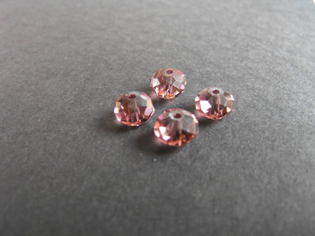 CRISTALE MOV RONDELE - 6  X 4 MM