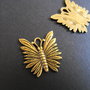 PANDANTIV BRONZ FLUTURE -  22 X 25 MM