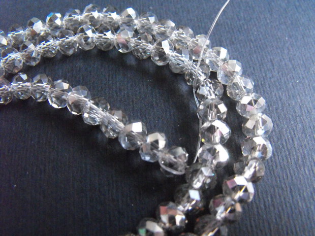 CRISTALE ALBE 6 X 4 MM