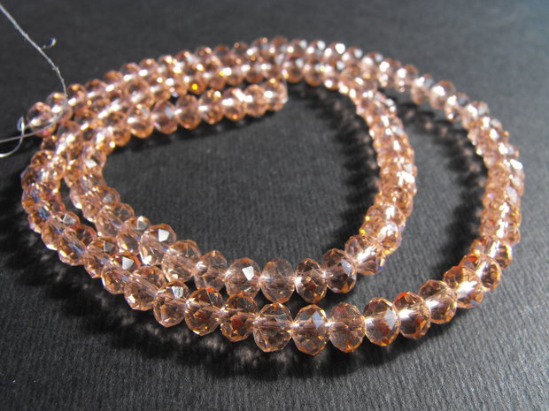 CRISTALE RONDELE 6 X 4 MM
