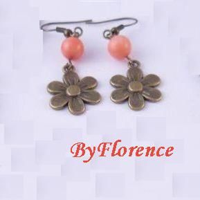 SET Choral Flowers - cercei, bratara REZERVAT