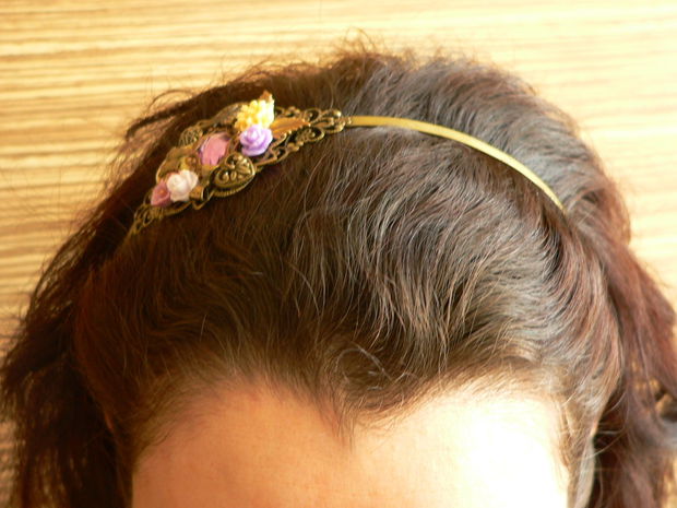 Colaj "Printemps dans mes cheveux"