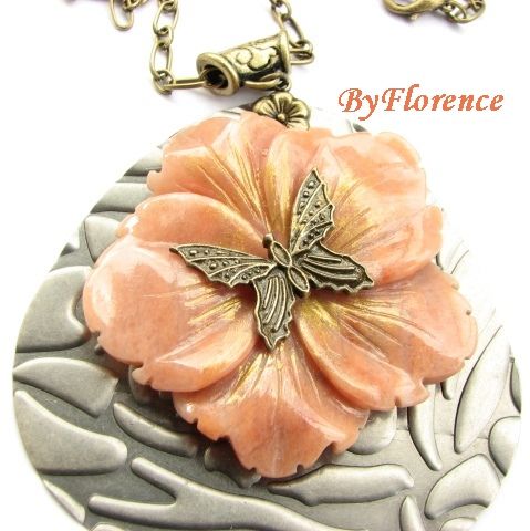 Jad flower # F0323