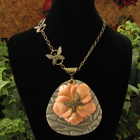 Jad flower # F0323
