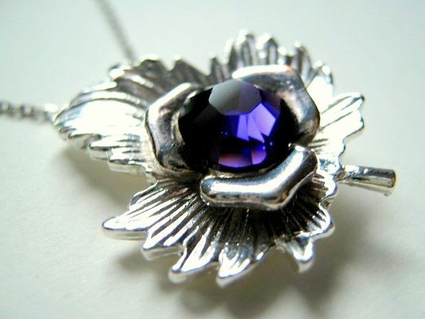 925 STERLING SILVER &#039;&#039; FALLING LEAVES "