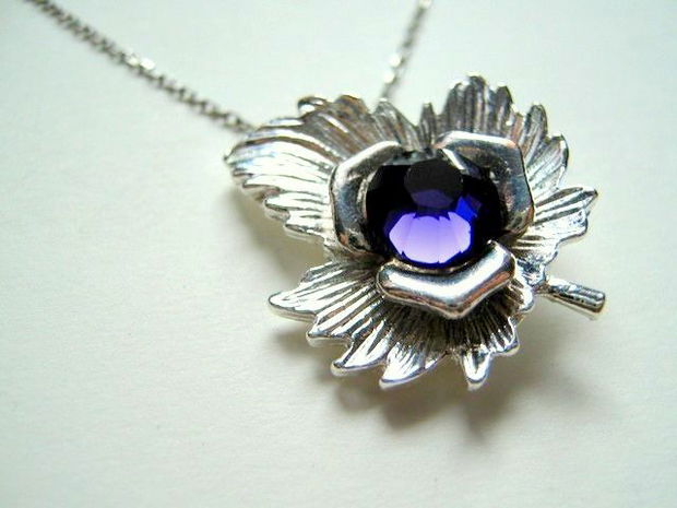 925 STERLING SILVER &#039;&#039; FALLING LEAVES "