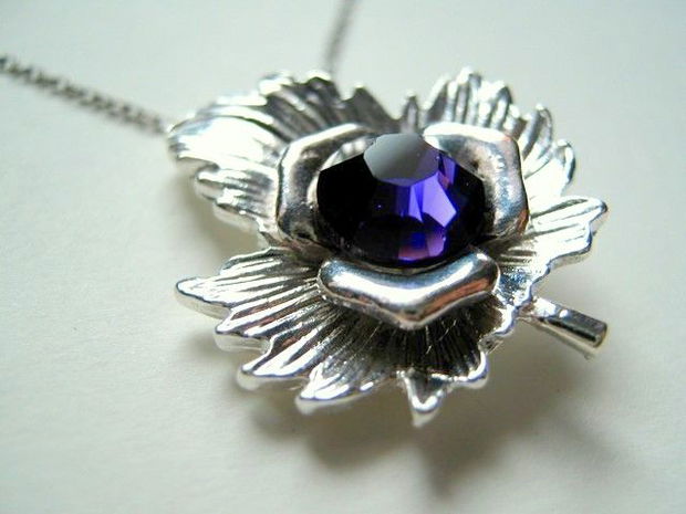 925 STERLING SILVER &#039;&#039; FALLING LEAVES "