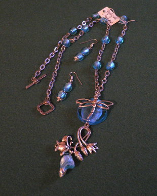 SET ALBASTRU- MURANO - VANDUT