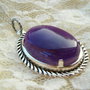 925 STERLING SILVER '' amethyst ''