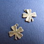 PANDANTIV BRONZ  TRIFOI - 17 X 15 MM