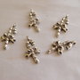 Charm argintat antichizat, 11x18mm (1)