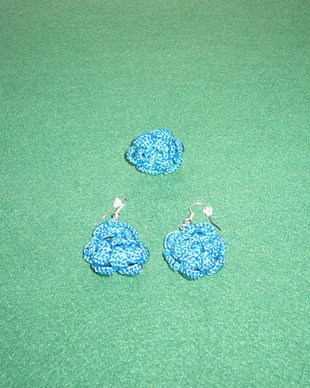 SET TURQOISE CROSETAT