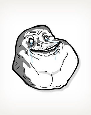 Insigna Forever Alone