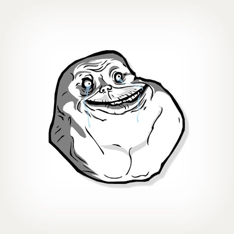 Insigna Forever Alone