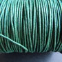 SNUR DE BUMBAC CERAT VERDE - 1,5 MM - 1 METRU