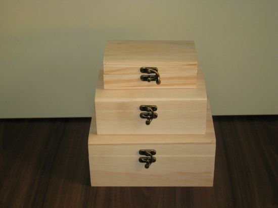Set 3 casete lemn