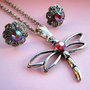 SWAROVSKI DRAGONFLY- SET