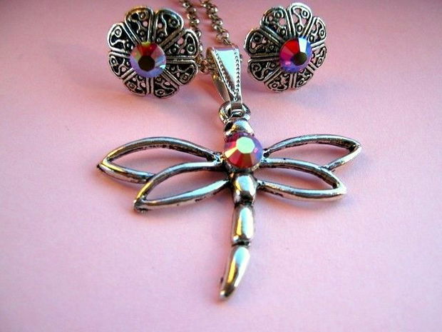 SWAROVSKI DRAGONFLY- SET