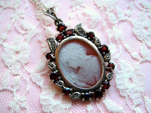 925 STERLING SILVER &#039;&#039;2 in 1 cameo&#039;&#039;