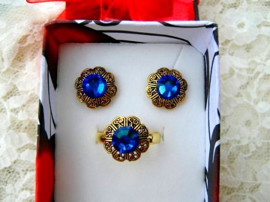 CAPRI BLUE & GOLD - SET!