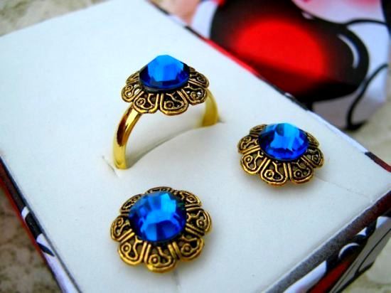 CAPRI BLUE & GOLD - SET!
