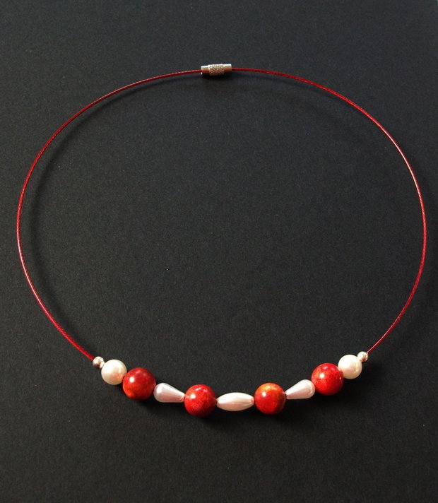 Colier coral 509