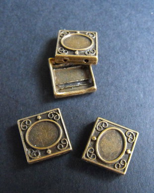 DISTANTIER BRONZ CU 2 ORIFICII - 13 MM