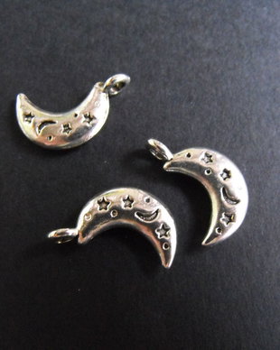 PANDANTIV -CHARM LUNA - 19 X 11 MM