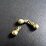 PANDANTIV  BRONZ - CHARM  -15 X 7 MM