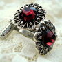 SWAROVSKI CUFF LINK BUTTONS