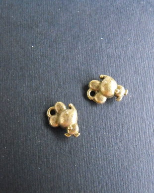 PANDANTIV BRONZ - CHARM SORICEL -14 X 10 MM