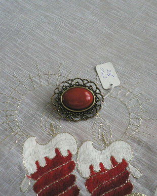 BROSA CORAL ROSU-vanduta