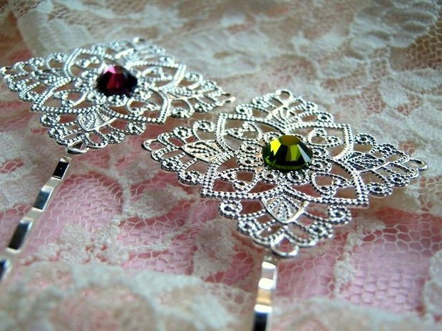 SWAROVSKI HAIR PINS 2