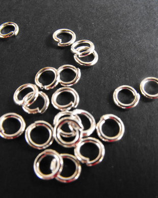 ZALE ARGINTII CU TAIETURA 8  X 0,7 MM(50 BUCATI)