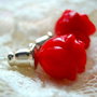 925 STERLING SILVER "rose buds"