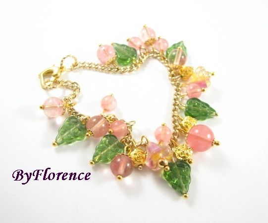 Spring flowers - bratara # F0445