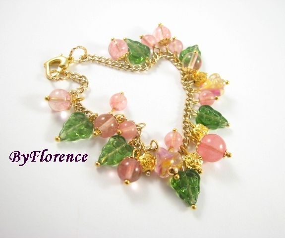 Spring flowers - bratara # F0445